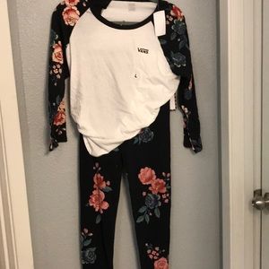 Vans pjs or leggings and top!